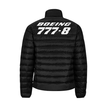 BOEING 777 Men's Stand Collar Padded Jacket e-joyer